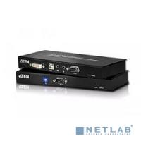 [Переключатель] ATEN CE600(-A7-G) Удлинитель, DVI Single Link+KBD&MOUSE USB+AUDIO+RS232, 60 метр., DVI-D+2xUSB A-тип+ 2xMINI JACK+DB9, Female, с KVM-шнуром USB DVI-D Single Link 1x1.8м., Б.П. 220> 5.3V