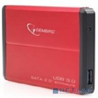 [Контейнер для HDD] Gembird EE2-U3S-2-R Внешний корпус 2.5" Gembird EE2-U3S-2 ,  красный, USB 3.0, SATA