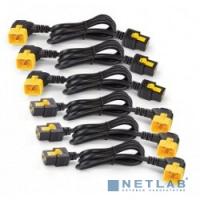 [Аксессуары] Кабель электрический AP8716R Power Cord Kit (6 ea), Locking, C19 to C20 (90 Degree), 1.8m