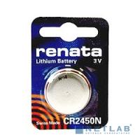 [Батарейки] Renata CR2450N-1BL (10/300/22500)  (1 шт. в уп-ке)