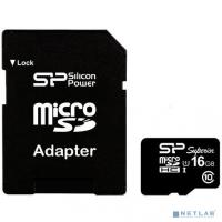 [Карта памяти ] Micro SecureDigital 16Gb Silicon Power SP016GBSTHBU1V10