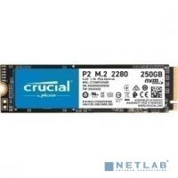 [накопитель] Crucial P2 SSD 250GB, M.2 (2280), PCIe Gen 3.0, NVMe, CT250P2SSD8