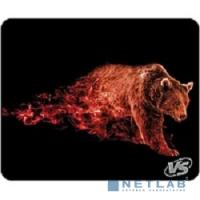 [Коврики] VS Коврик для компьютерной мыши "Flames", "Бурый медведь", (240*320*3 мм), ткань+резиновое основание [VS_A4801]