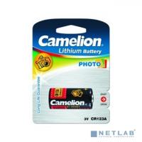 [Батарейки] Camelion CR123A BL-1 (CR123A-BP1, батарейка фото,3В) (1 шт. в уп-ке)