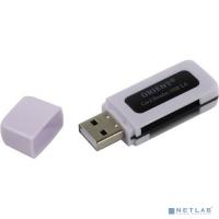 [Устройство считывания] USB 2.0 Card Reader Micro ORIENT CR-011B  SDHC/SDXC/microSD/MMC/MS/MS Duo/M2