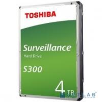 [Жесткий диск] 4TB Toshiba Surveillance S300 (HDWT140UZSVA) {SATA 6.0Gb/s, 5400 rpm, 128Mb buffer, 3.5" для видеонаблюдения}