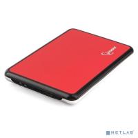 [Контейнер для HDD] Gembird EE2-U3S-61 Внешний корпус 2.5" красный металлик, USB 3.0, SATA, нержавеющая сталь