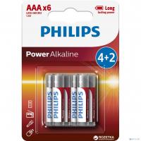 [Батарейка] Philips LR03P6BP/10 Power (AAA 6B)