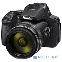[Цифровая фотокамера] Nikon CoolPix P900 черный {16Mpix Zoom83x 3" 1080p SDXC CMOS 1x2.3 IS opt 1minF turLCD VF HDMI/WiFi/GPS/EN-EL23}