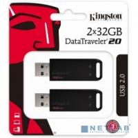 [Носитель информации] Флеш накопитель 32GB Kingston DataTraveler 20, USB 2.0, 2х32GB