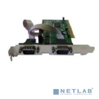 [Контроллер] Espada Контроллер PCI to 2 RS232 порт (2 COM/SERIAL port), чип PIO9835, FG-PIO9835-2S-01-BU01, (31409)
