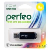 [Носитель информации] Perfeo USB Drive 8GB C03 Black PF-C03B008