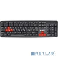 [Клавиатуры] Exegate EX264080RUS Клавиатура Exegate LY-403, <USB, черная, 105кл, Enter большой, 8 красных клавиш> Color box