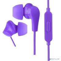 [Наушники] Perfeo наушники внутриканальные c микрофоном ALPHA фиолетовые