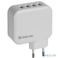 [Аксессуар] Defender Сетевой адаптер 4 порта USB, 5V / 6.2А (UPA-60) (83544)