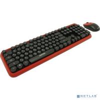 [Клавиатуры, мыши] Комплект клавиатура+мышь мультимедийный Smartbuy 620382AG черно-красный [SBC-620382AG-RK]