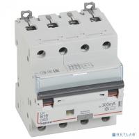 [Дифавтоматы] Legrand 411359 Автоматический выключатель дифференциального тока DX? 6000 - 10 кА - тип характеристики B - 4П - 400 В~ - 16 А - тип A С - 300 мА - 4 модуля