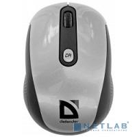 [Мышь] Defender Optimum MS-125 Nano Silver-Black USB [52125] {4 кнопки,1000/2000 dp}