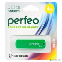 [Носитель информации] Perfeo USB Drive 4GB C05 Green PF-C05G004