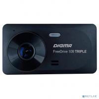 [Регистратор] Видеорегистратор Digma FreeDrive 109 TRIPLE черный 1Mpix 1080x1920 1080p 150гр. JL5601 [1117489]