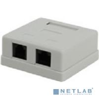 [Монтажное оборудование] 5bites LY-SB09 Розетка  внешняя RJ-45+RJ-11 5e кат.