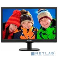 [Монитор] LCD PHILIPS 18.5" 193V5LSB2 (10/62) черный {TN (LED), 1366x768, 5ms, 250cd/m2, 1 000:1, (700:1), 90/65, D-Sub}