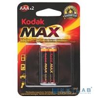 [Батарейка] Kodak MAX LR03-2BL  [K3A-2 ] (20/100/15400)
