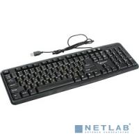 [Клавиатура] Keyboard Gembird KB-8320U-Ru_Lat-BL, черный, USB, кнопка переключения RU/LAT,104 клавиши