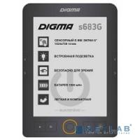 [Электронная книга] Электронная книга Digma S683G 6" E-ink HD Carta 1024x758 Touch Screen/4Gb/microSDHC/frontlight серый [397357]