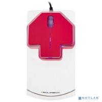 [Мыши] SolarBox X07 Red USB Travel Optical Mouse, 1000DPI, прозрачный корпус с LED-подсветкой