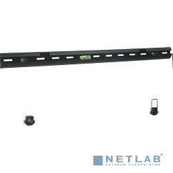 [Крепеж] Wize WU65 Настенное крепление для больших LED телевизоров с диагональю 37"- 65"  и нагрузкой 60 кг, расстояние 2 см от стены, встроенный уровень, черн. VESA 800X600