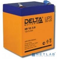 [батареи] Delta HR 12-5.8 (5.8 А\ч, 12В) свинцово- кислотный аккумулятор