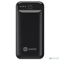 [Аксессуар] Harper Аккумулятор внешний портативный PB-2605 Black (5 000 мАч; Тип батареи: Li-Ion; Фонарик; LED индикатор уровня заряда; Вход: 5В/1А; Выход USB 1: 5В/1А)