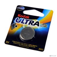 [Батарейки] Kodak CR2032-1BL (1 шт. в уп-ке) ULTRA/MAX LITHIUM