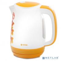 [Чайник] VITEK VT-7060(OG) Чайник  Мощность 2200 Вт (макс) Макс.объём 1,7 л Корпус из термостойкого пластика.