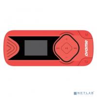 [Плеер] 487377 Плеер Flash Digma R3 8Gb красный/0.8"/FM/microSDHC/clip