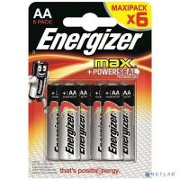 [Батарейка] Energizer MAX E91/AA BP6 RU (6 шт. в уп-ке)