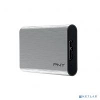 [носитель информации] PNY 240GB Portable SSD Elite 1050S USB 3.1 Gen 1 R/W 430/400MB/s, Silver