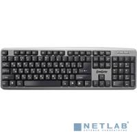 [Клавиатуры] Exegate EX264086RUS Клавиатура Exegate LY-401, <USB, серебристый корпус, 104кл, Enter большой> Color box