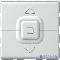 [Электроустановочные изделия Legrand] Legrand 079225 Кнопочный выключатель для управления приводами - Программа Mosaic - 2 модуля - алюминий