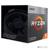 [Процессор] CPU AMD Ryzen 5 3400G BOX {3.7GHz up to 4.2GHz/4x512Kb+4Mb, 4C/8T, Picasso, 12nm, 65W, Radeon Vega 11 1400MHz, unlocked, AM4}