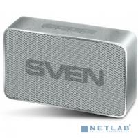[Колонки] SVEN PS-85, серебро (5 Вт, Bluetooth, FM, USB, microSD, 600мА*ч)