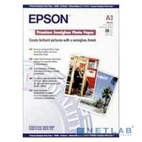 [Фотобумага] EPSON C13S041334 EPSON Полуглянцевая фотобумага A3, 20 л.