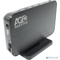[Контейнер для HDD] Мобил рек AgeStar 3UB3A8-6G (Black), usb3.0 to 3,5"hdd SATA алюминий