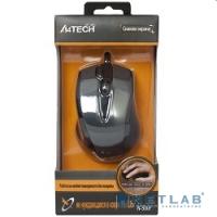 [Мышь] A4Tech N-500F V-TRACK (серый глянец/черный) USB, 3+1 кл.-кн.,провод.мышь [641866]