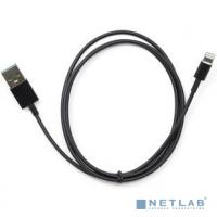 [Кабель] Cablexpert Кабель USB 2.0 AM/Lightning, для iPhone5/6/7/8/X, IPod, IPad, 1м, черный, пакет (CC-USB-AP2MBP)