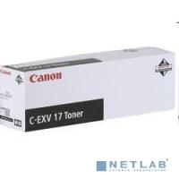 [Расходные материалы] Canon C-EXV17Bk  0262B002  Тонер для iRC4080i/4580i, Черный, 30 000 стр.