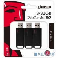 [Носитель информации] Флеш накопитель 32GB Kingston DataTraveler 20, USB 2.0, 3х32GB