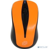 [Мышь] Oklick 675MW черный/оранжевый оптическая (800dpi) беспроводная USB (2but) [1025920]