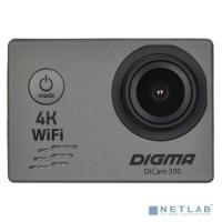 [Цифровые камеры Digma] Экшн-камера Digma DiCam 300 серый (возможность работы в режиме Web камеры)